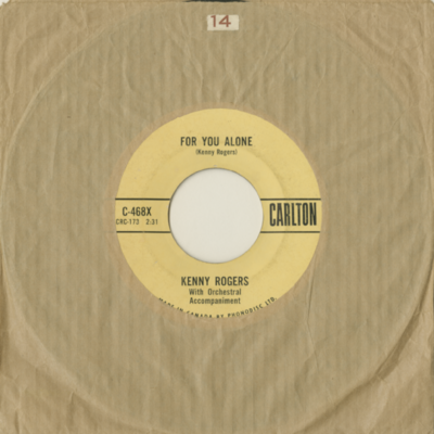 For You Alone / I've Got A Lot To Learn (1958)