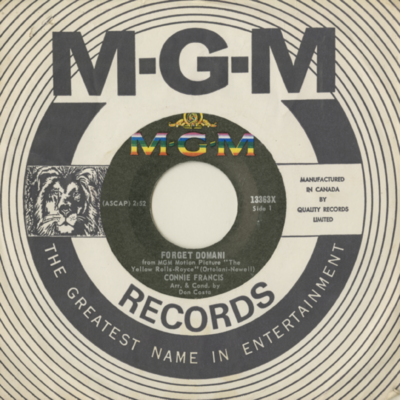 Forget Domani / No One Ever Sends Me Roses