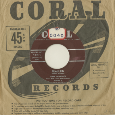 Fraulein / Blue Rememberin' You