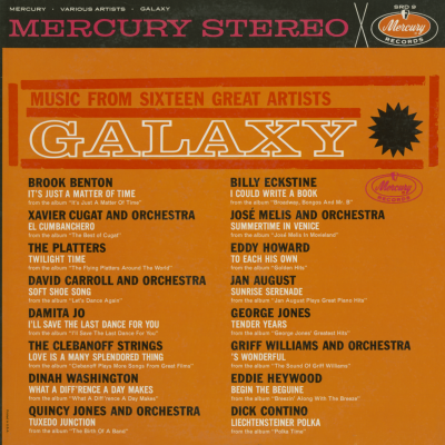 Galaxy: Music From Sixteen Great Artists