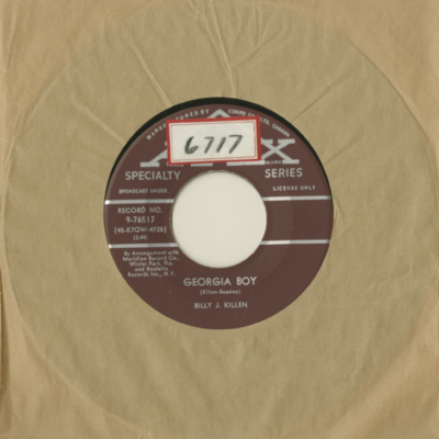 Georgia Boy / First Dance First Kiss True Love (1959)