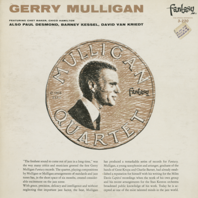 Gerry Mulligan / Paul Desmond Quintet