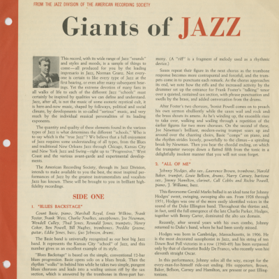 Giants Of Jazz (1956)