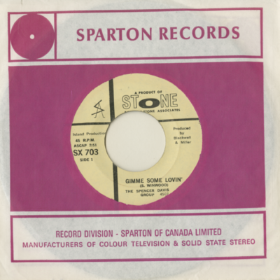 Gimmie Some Lovin' / Blues In F (1966)