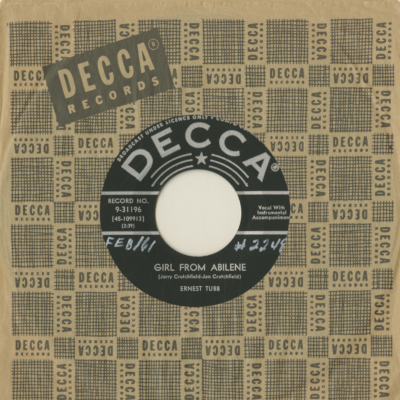 Girl From Abilene / Little Ole Band Of Gold