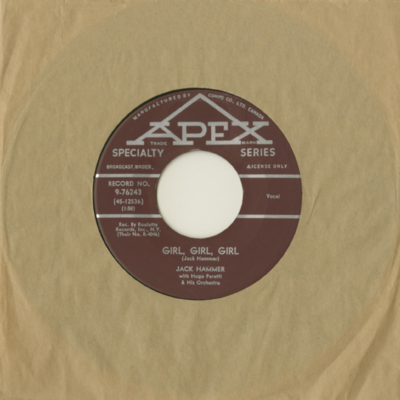 Girl Girl Girl / Chant Of Love