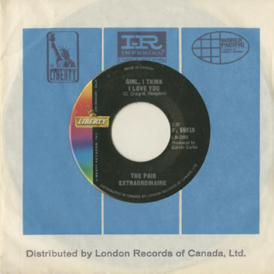 Girl I Think I Love You / Run For Your Life (1967)