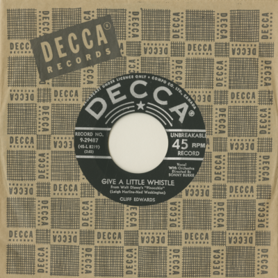 Give A Little Whistle / When You Wish Upon A Star