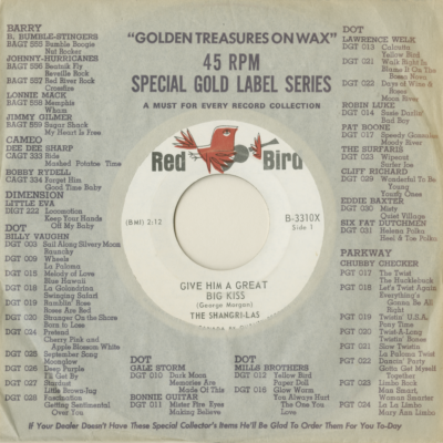 Give Him A Great Big Kiss / Twist And Shout