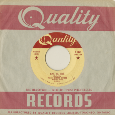 Give Me Time / Too Late Now