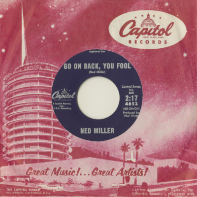 Go On Back You Fool / Dark Moon (1961)