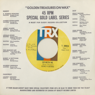 Go With Me / The Torch I Carry (1967)