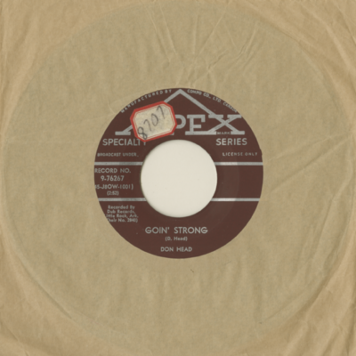 Goin Strong / Never Before (1958)