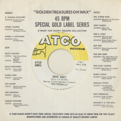 Goin' Away / Groovy Motions