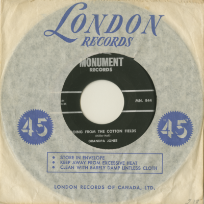 Going From The Cotton Fields / Root Hog Root