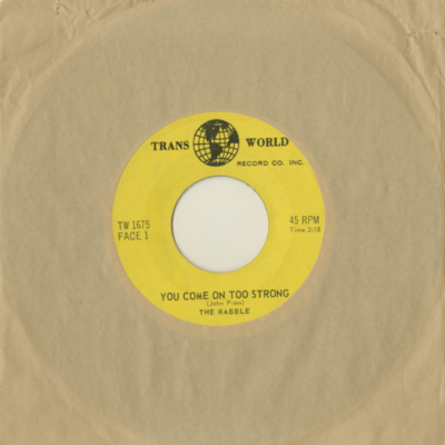 You Come On Too Strong / Golden Girl (1967)