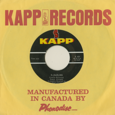 D-Darling / Gonna Build A Mountain