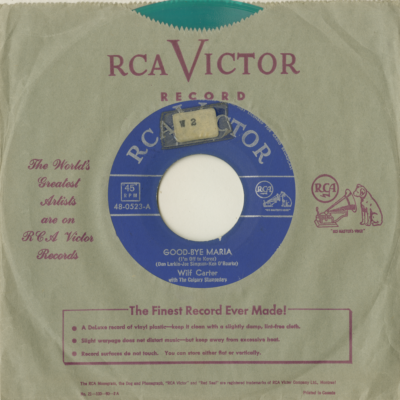 Good-Bye Maria / Driftwood On The River (1952)