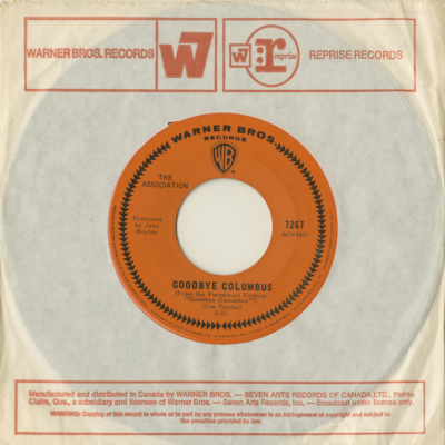 Goodbye Columbus / The Time It Is Today (1969)