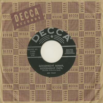 Goodnight Mama Goodnight Papa / Poor Jack