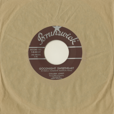 Goodnight Sweetheart / I'd 've Baked A Cake (1959)