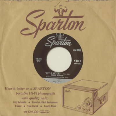 Got A Match? / I Beg Your Pardon (1958)