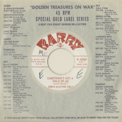 Something Got A Hold Of Me / Gotta Find My Baby (1964)