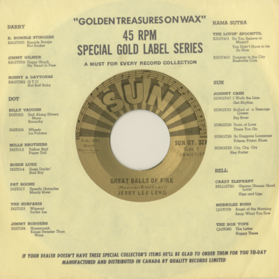 Great Balls Of Fire / You Win Again