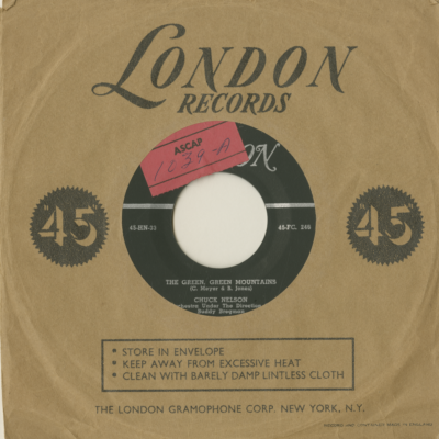 The Green Green Mountains / Slap leather (1956)