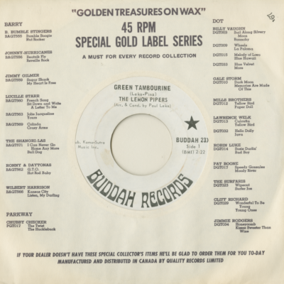 Green Tambourine / No Help From Me