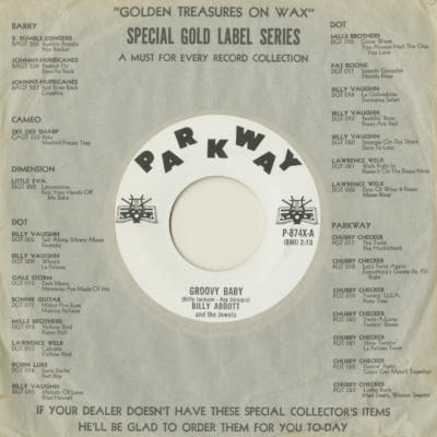 Groovy Baby / Come On And Dance With Me (1963)