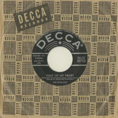 Half Of My Heart / When My Sugar Walks Down The Street