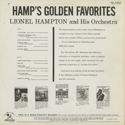 Hamp's Golden Favorites
