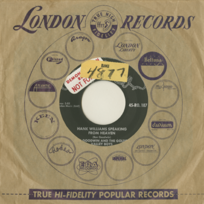 Hank Williams Speaking From Heaven / Get On That Train (1958)