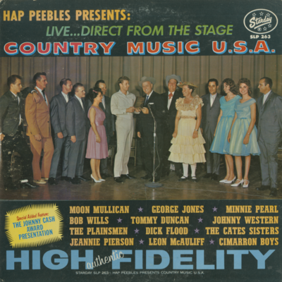 Hap Peebles Presents Country Music
