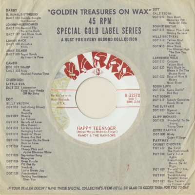 Happy Teenager / Dry Your Eyes