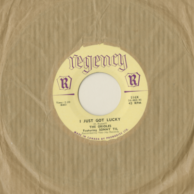 Happy Til The Letter / I Just Got Lucky (1956)