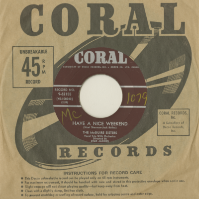 Have A Nice Weekend / Some Of These Days