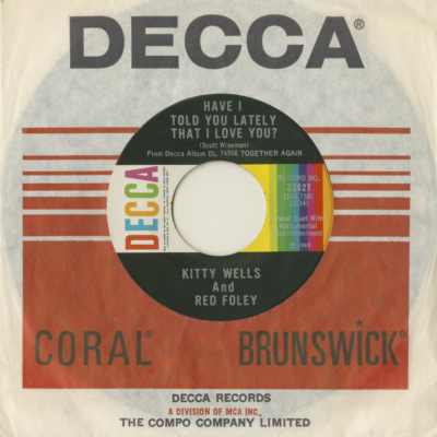 Have I Told You Lately That I Love You / We Need One More Chance