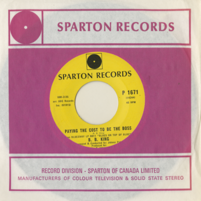 Having My Say / Paying The Cost To Be The Boss