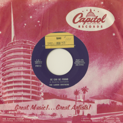 He Can Be Found / River Of Jordan (1958)