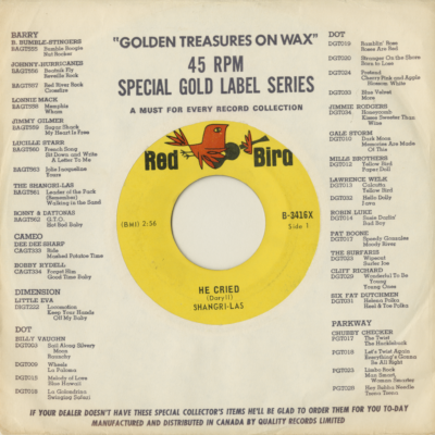 He Cried / Dressed In Black