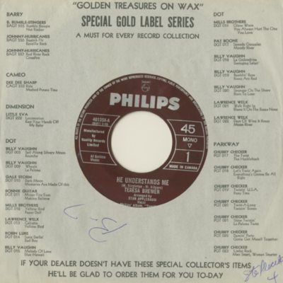 He Understands Me / Just Before We Say Goodbye