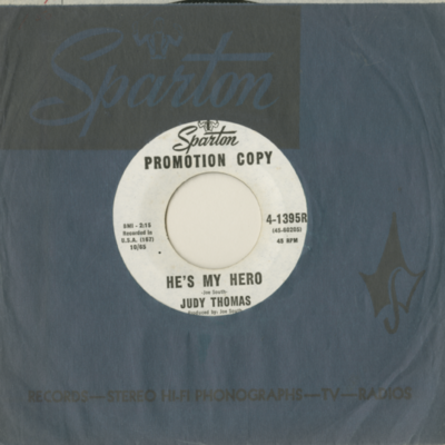 He's My Hero / Cry On Cryin' Eyes (1965)