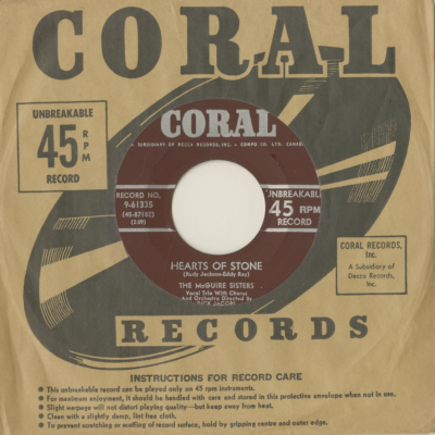 Hearts Of Stone / The Naughty Lady Of Shady Lane