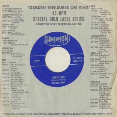 Heigh Ho / I Want So Much To Know You (1964)