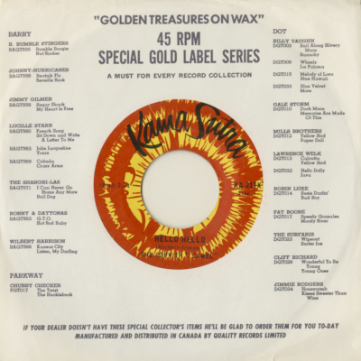 Hello Hello / Treadin' (1966)