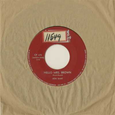 Hello Mrs Brown / Only On Weekends (1963)