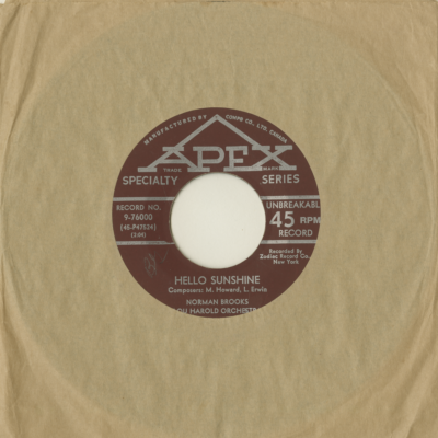 Hello Sunshine / You're My Baby (1953)