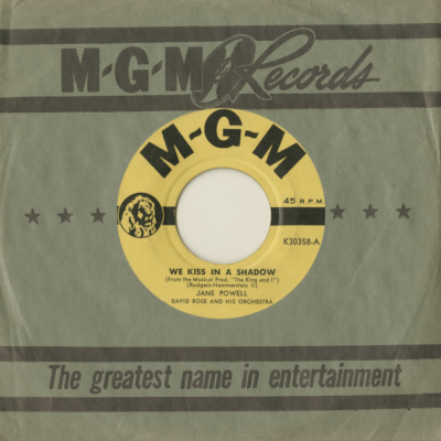 Hello Young Lovers / We Kiss In A Shadow